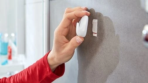 TESA 59782-00000, Vidaus reikmėms, Rankšluosčių kabliukas, Balta, Plastikas, Lipni juostelė, Stačiakampis