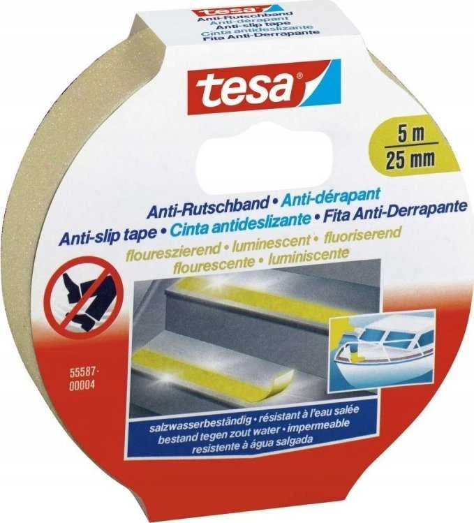Tesa Anti-Rutschband fluoreszierend 5m 25mm