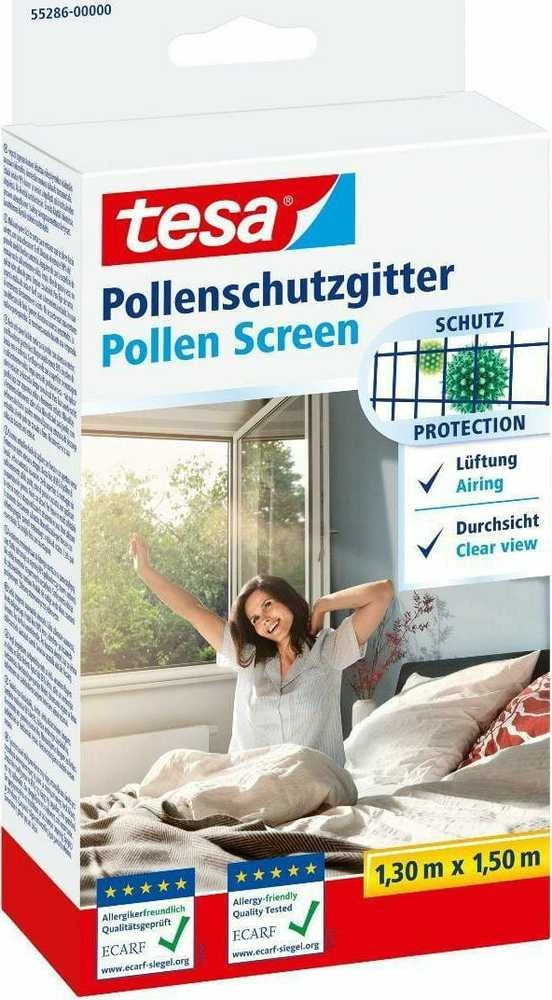 TESA ANTIALERGIJOS EKRANAS Juodas 1,3m x 1,5m