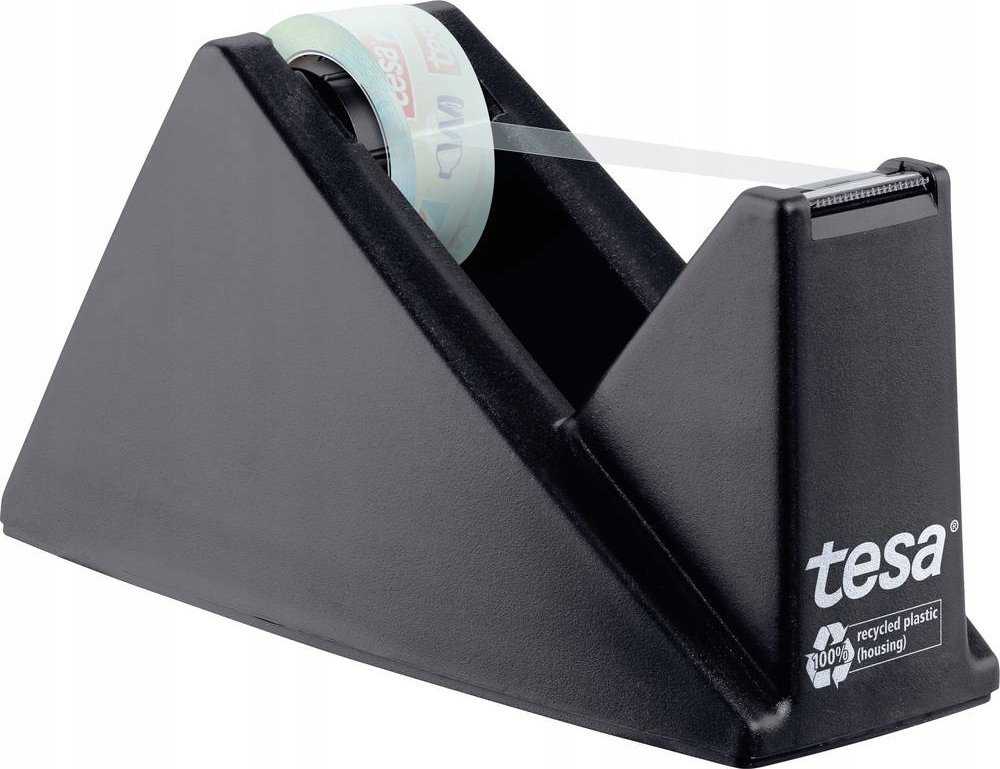 Tesa ECO* & CRYSTAL, 1 rolka 10mX19mm Blister, su podajnikiem