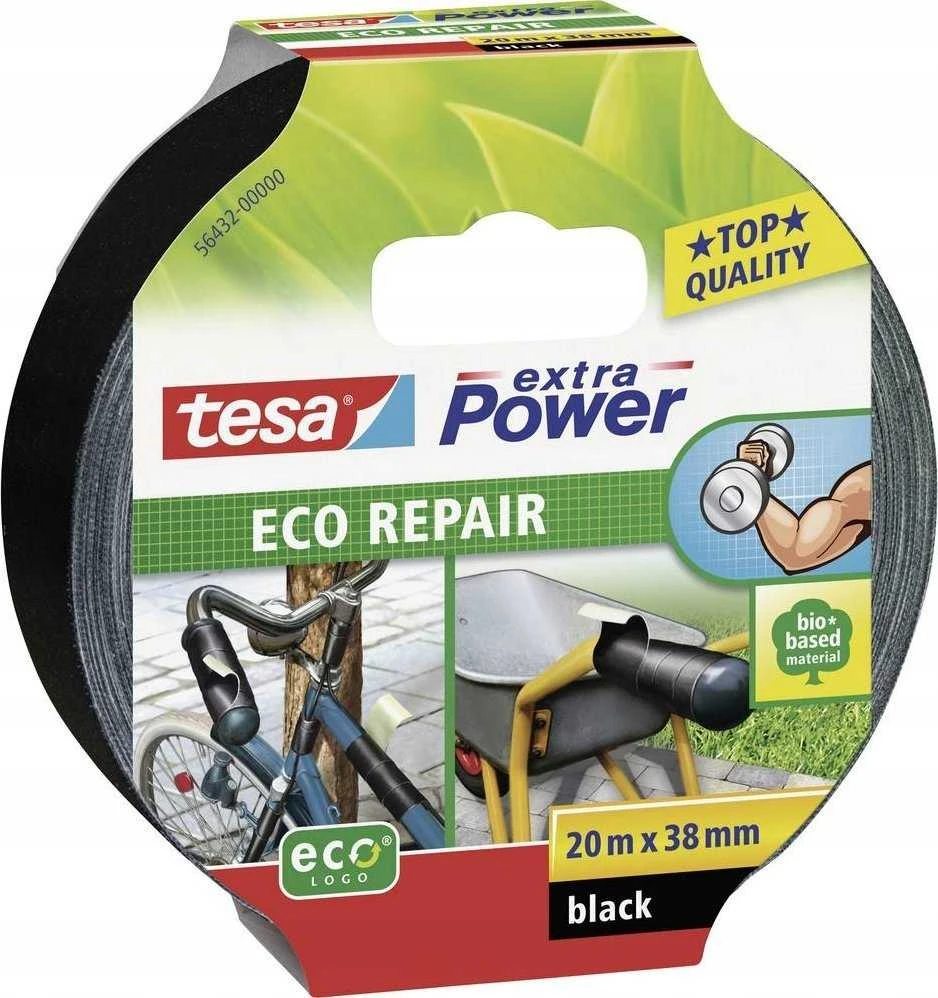 Tesa extra Power Eco* Repair 20m 38mm juoda