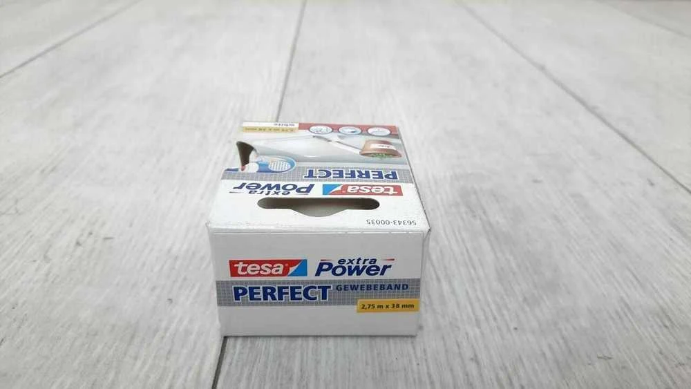 Tesa Extra Power Perfect audinio juosta 2,75 m 38 mm balta
