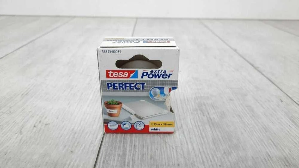 Tesa Extra Power Perfect audinio juosta 2,75 m 38 mm balta