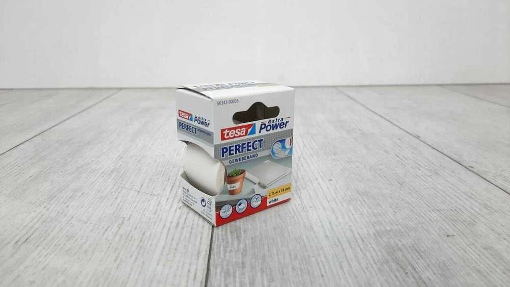 Tesa Extra Power Perfect audinio juosta 2,75 m 38 mm balta
