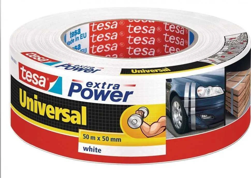 Tesa tesa extra Power Universal 50m 50mm baltas