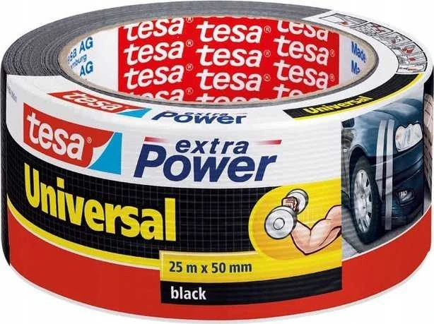 Tesa extra Power Universal 50m 50mm juodas