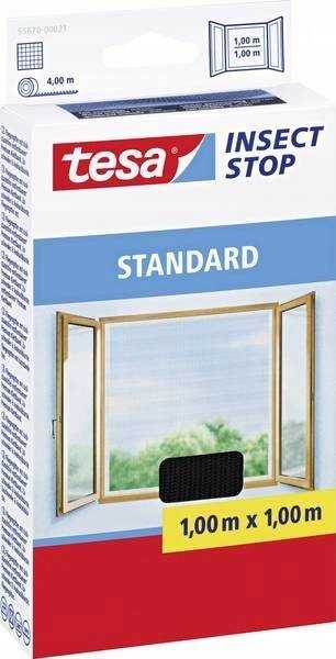 Tesa flyscreen standartinė Velcro juosta 1x1m antracitas