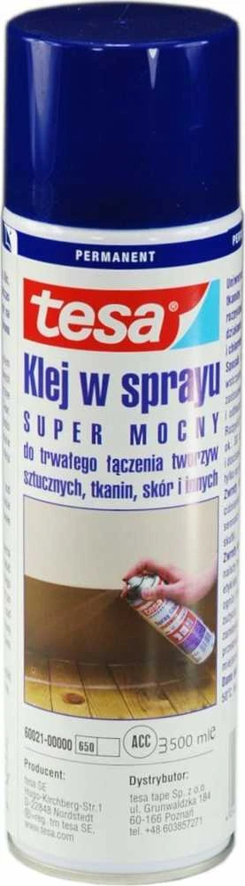 TESA ADHESIVE SPRAY UNIVERSAL 500ml CLEAR