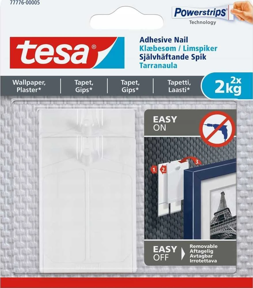 Tesa Se 1x2 Tesa lipni vinys tapetams ir tinkui (2kg) 77776