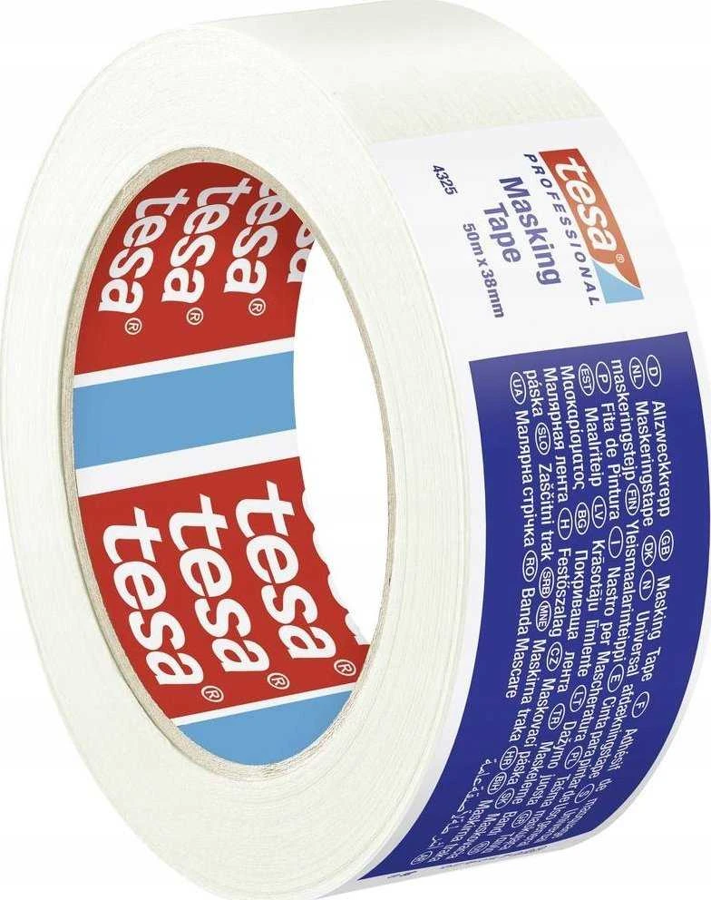 Apsauginė dažymo juosta TESA (balta) 50m x 38mm 04325-00003-01