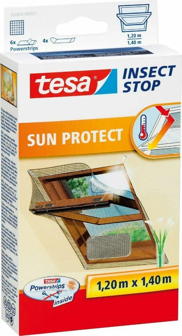 TESA tinklelis nuo uodų stogo langams 1,2m x 1,4m