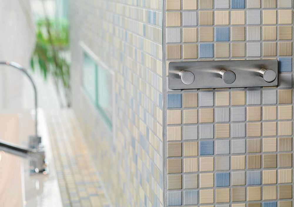 Tesa Powerbutton Classic Hakenleiste edelstahl
