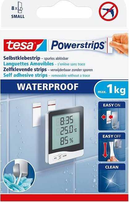 Tesa Powerstrips Atsparus vandeniui Small
