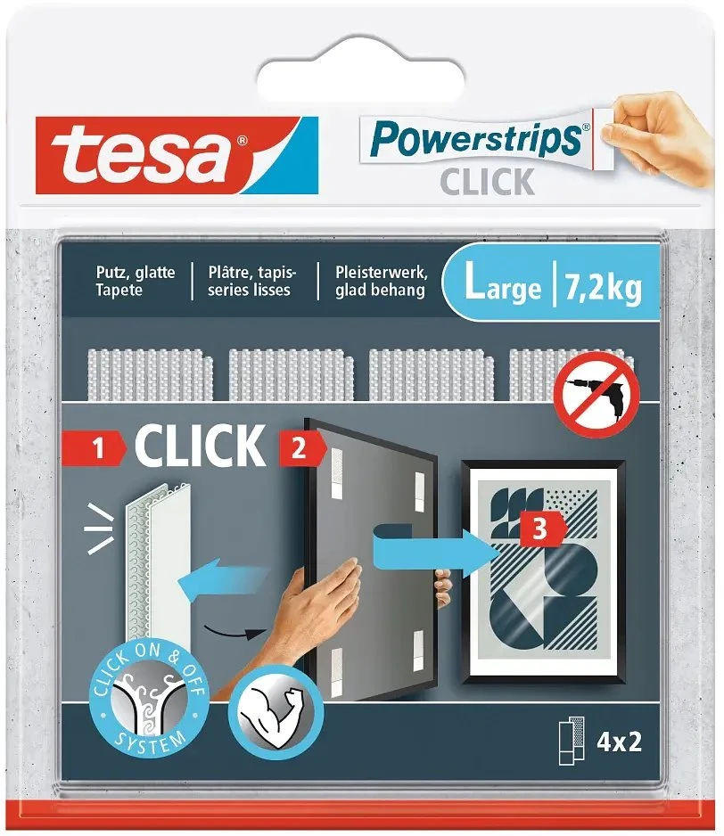 Tesa TESA Powerstrips CLICK L Podkładka montażowa