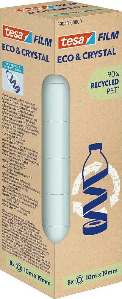 Tesa tesafilm® Eco* & Crystal, 10m x 19mm, 8-pack