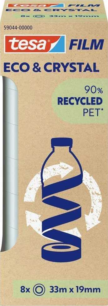 Tesa tesafilm® Eco* & Crystal, 33m x 19mm, 8-pack