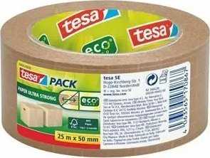 Tesa tesapack papier ecologo* ultra Strong 25m 50mm -taśma-