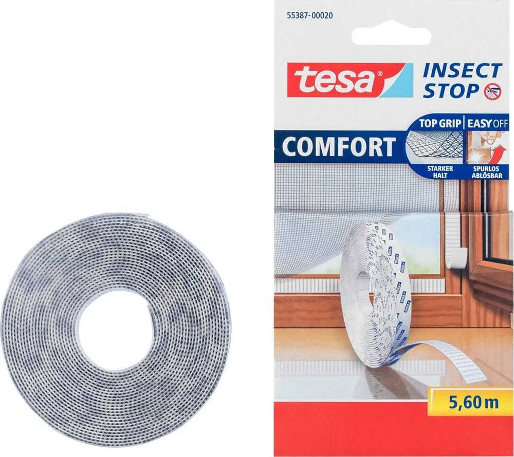 TESA lipni juosta nuo uodų tinklams 5,6 m x 10 mm