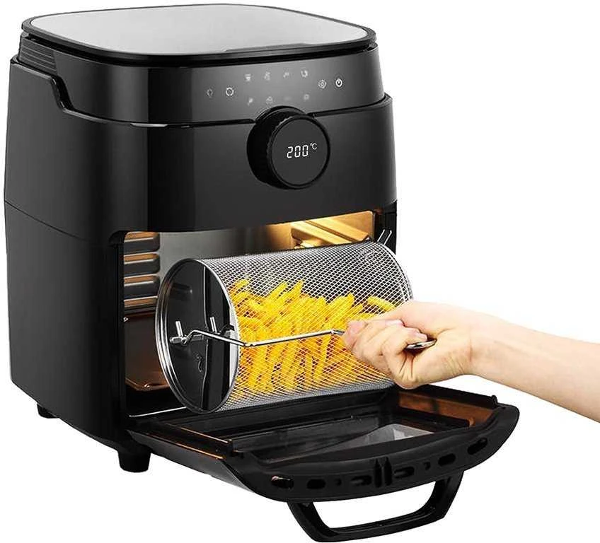 Gruzdintuvė Tesla AirCook & Grilis QG800 Wi-Fi 12 l juoda
