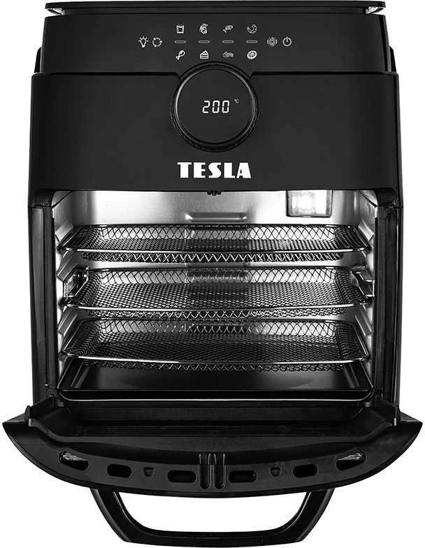 Gruzdintuvė Tesla AirCook & Grilis QG800 Wi-Fi 12 l juoda