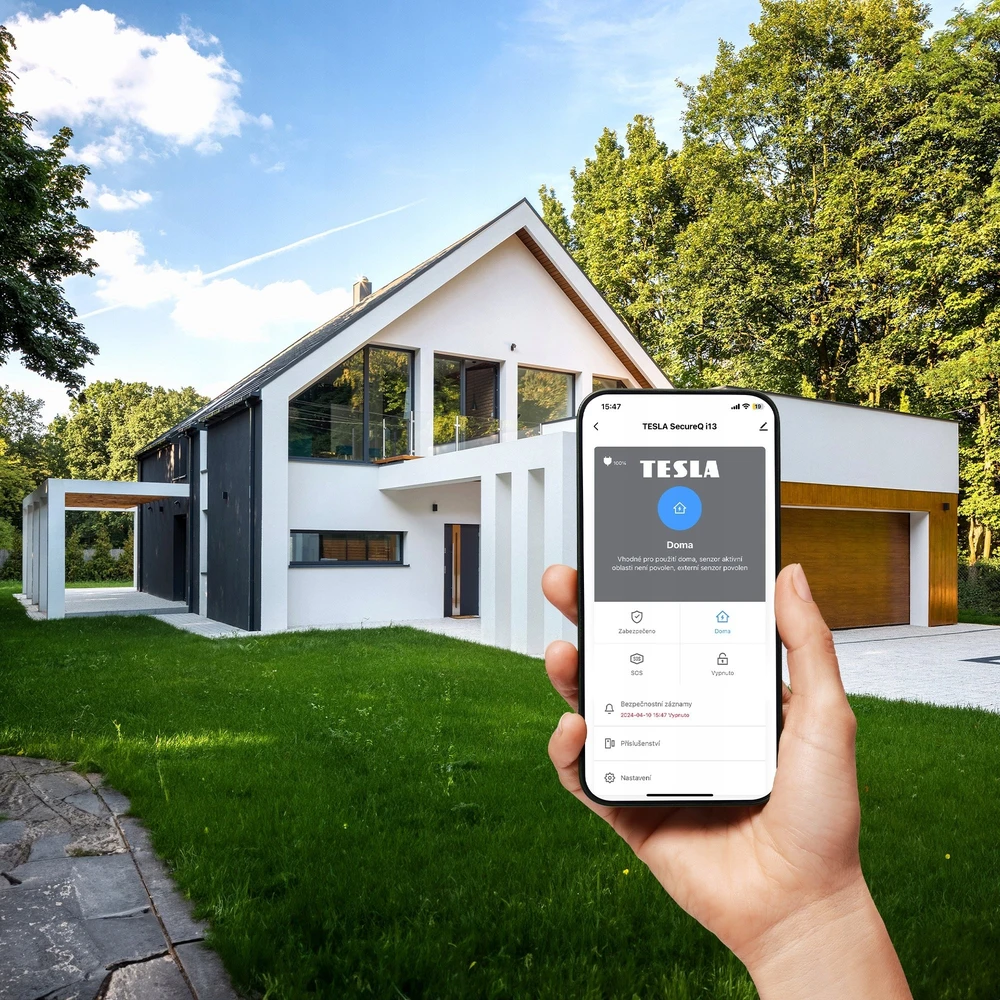 Tesla SecureQ i13 išmanioji WiFi apsaugos sistema
