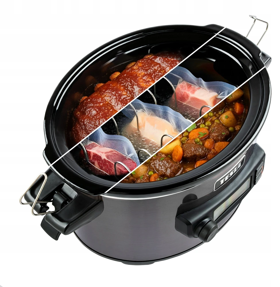 Tesla TESLA SlowCook S900 Plus Lėtpuodis su temperatūros zondas