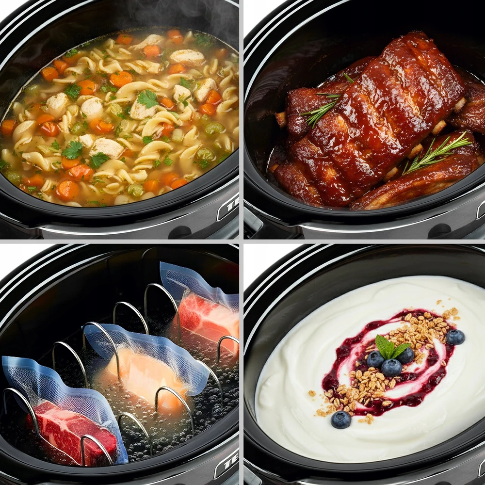 Tesla TESLA SlowCook S900 Plus Lėtpuodis su temperatūros zondas