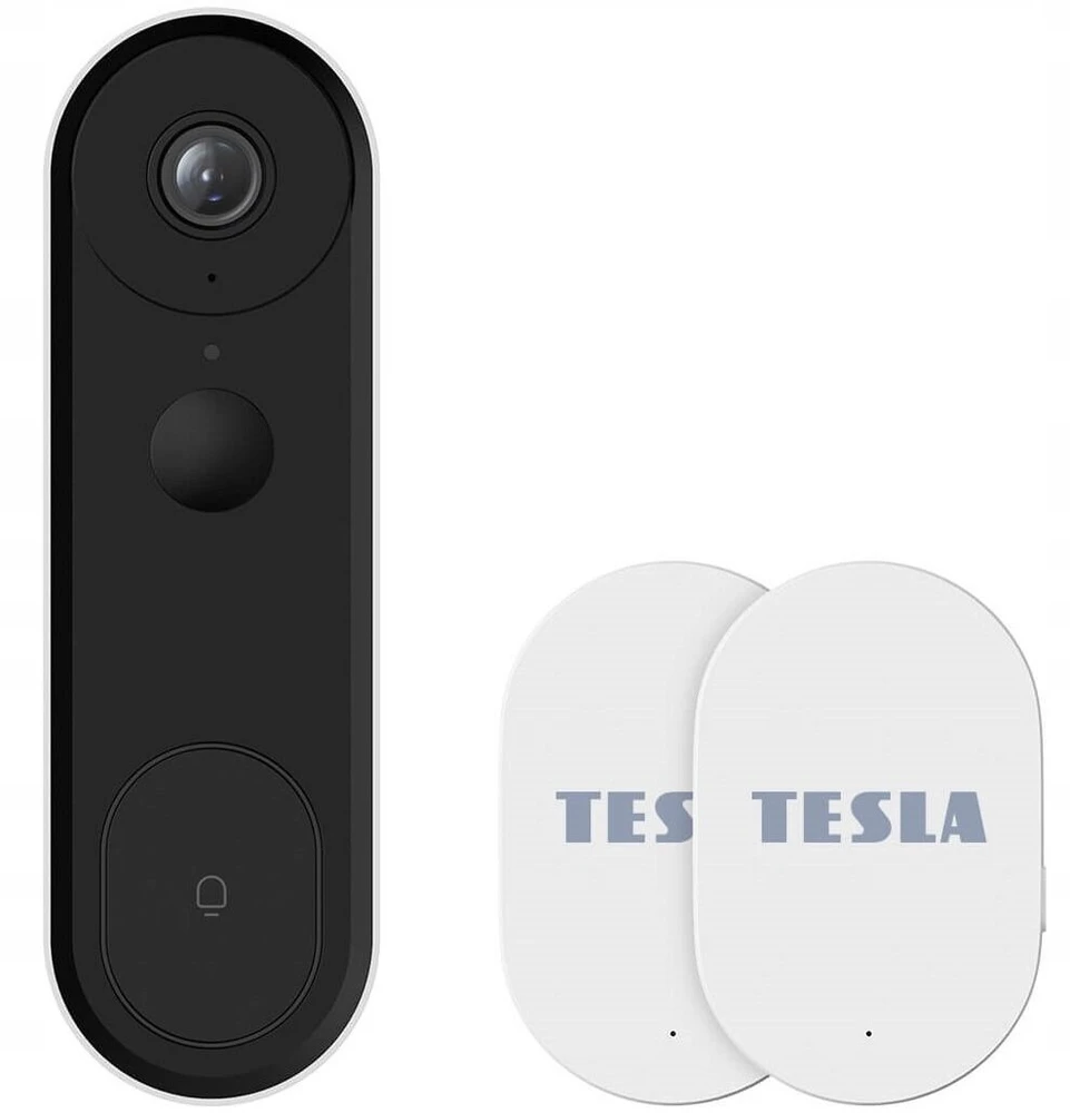 Tesla TESLA SecureQ DB5 Protingas durų skambutis su kamera 2K, Wi-Fi, asmenų ir siuntinių aptikimu