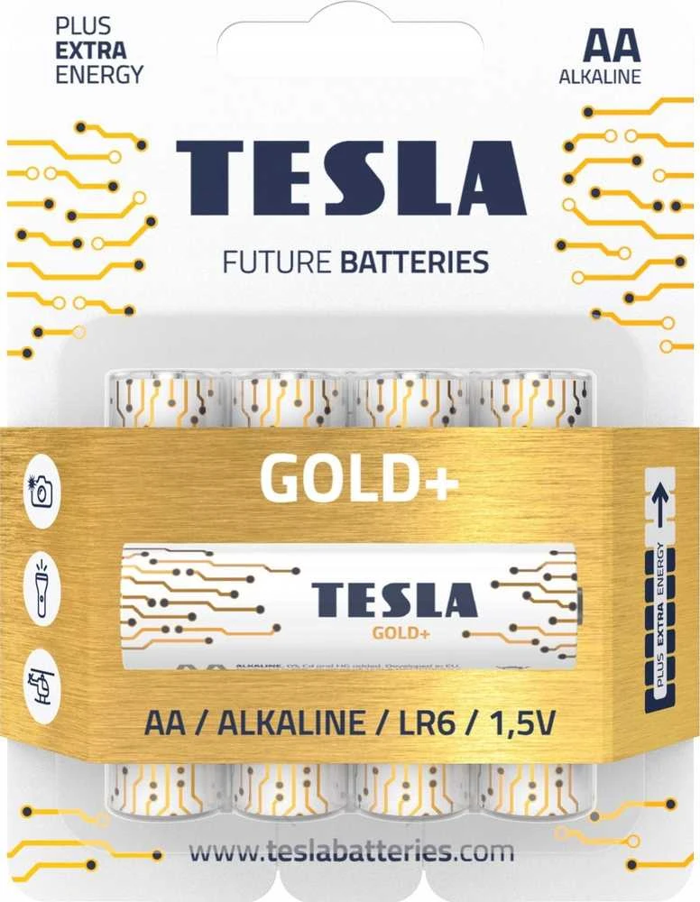 Tesla TESLA Sidabrinis Alkaline baterie AA (LR06, tužková, shrink) 10 ks