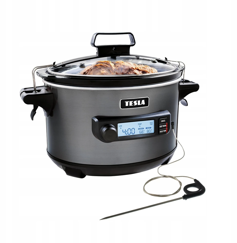 Tesla TESLA SlowCook S900 Plus Lėtpuodis su temperatūros zondas