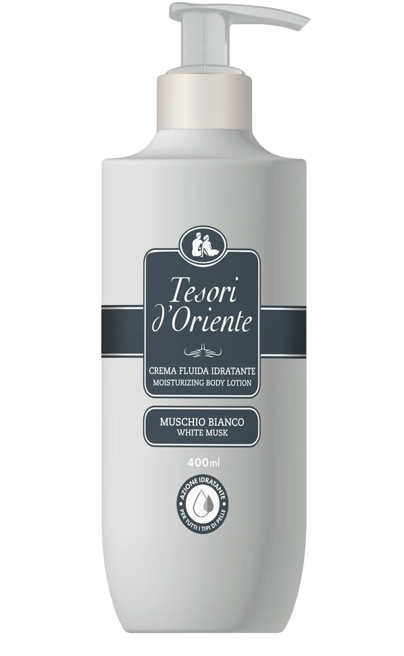 Kūno losjonas TESORI d'Oriente Muschio Bianco, 400 ml