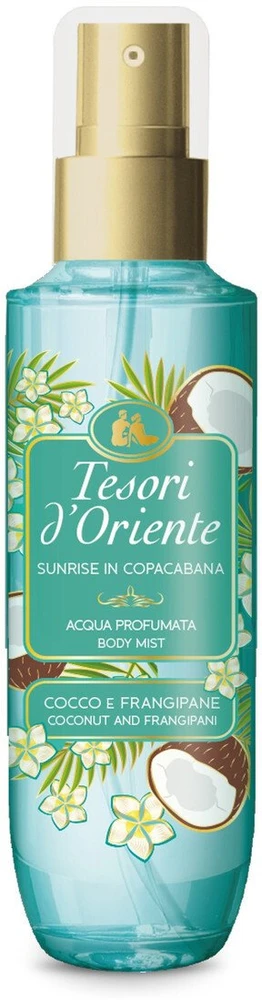 Tesori D`ORIENTE Sunrise in Copacabana aromatinis kūno purškiklis kokosas ir frangipanis 200 ml (2663546)