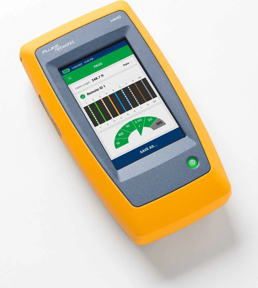 Fluke Networks LinkIQ tinklo įrenginių diagnostikos ir kabelių kvalifikacijos testeris