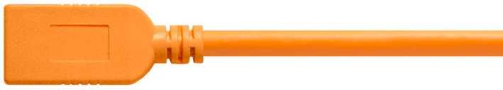 Kabelis USB Tether Tools Pro CUCA415 USB-C USB-A Oranžinis