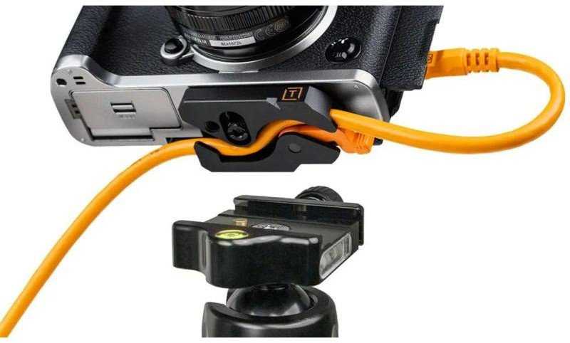Tether Tools Tether Tools LeverLock&Cable Kit Optima 10G gerade oranžinis 9,2m