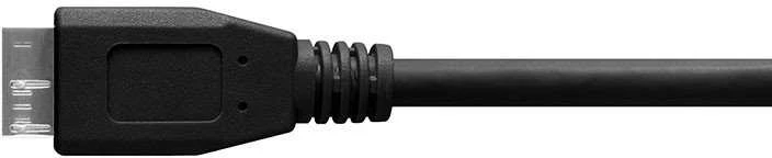 USB kabelis - Tether Tools Pro USB 3.0 Micro-B 4.6m aukštos matomumo oranžinis