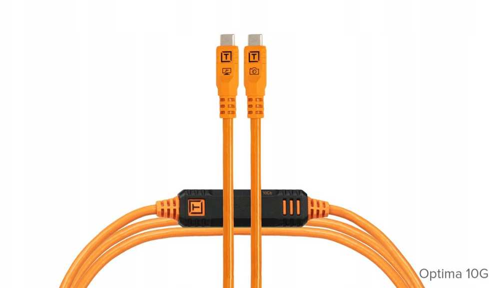 Kabelis USB Tether Tools USB-C - USB-C 4.6 m Oranžinė (CUC15G2-ORG)