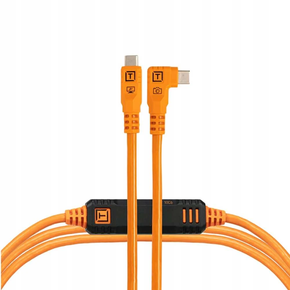 Tether Tools TetherPro USB-C Optima 10G atkuria oranžinę 4,6m