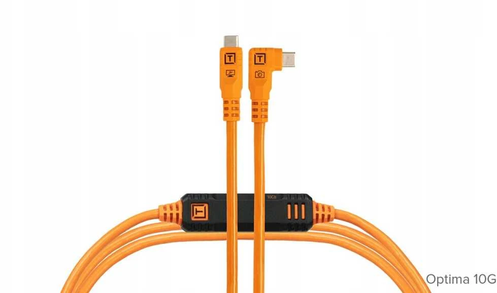 Tether Tools TetherPro USB-C Optima 10G atkuria oranžinę 4,6m