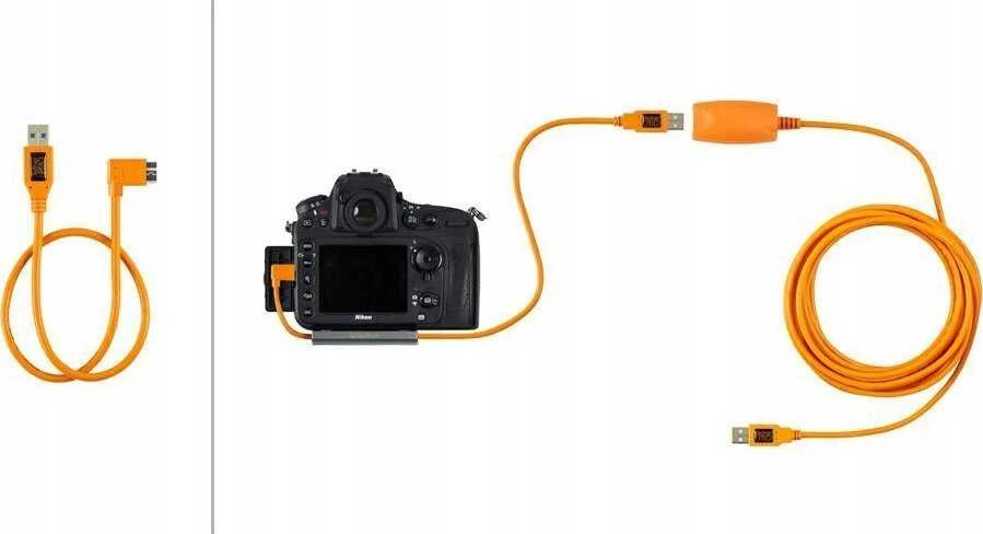 Tether Tools USB 3.0 laidas su fotoaparato jungtimi