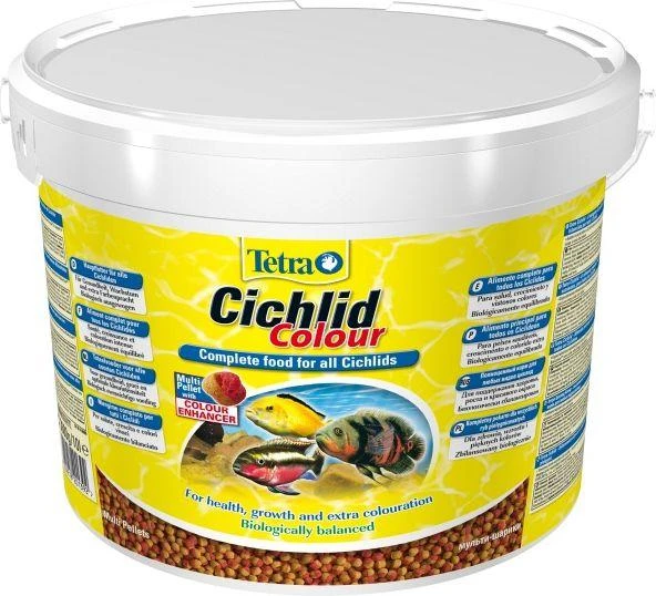 TETRA CICHLID SPALVOTOS GRANULĖS 10L