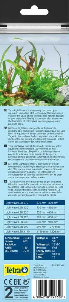 „Tetra LightWave“ viengubas šviestuvas, 270–330 mm