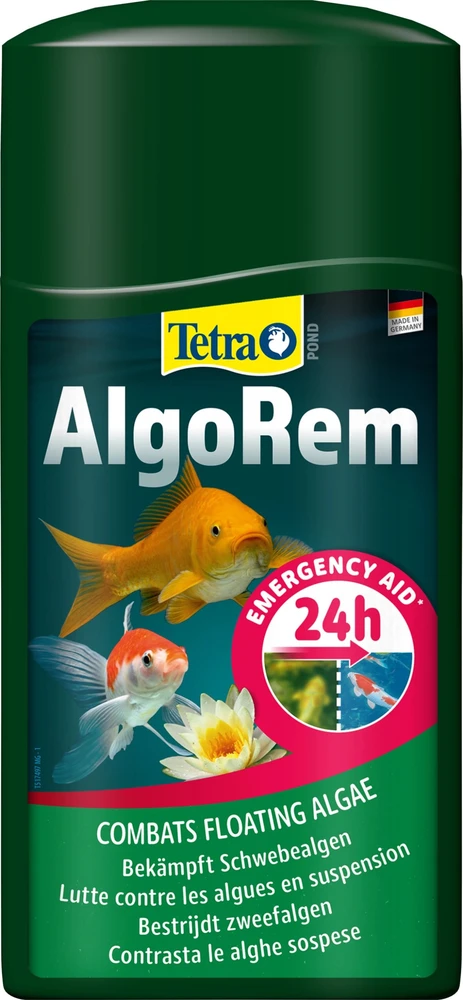 Tetra TETRA Pond AlgoRem 500 ml Vandens telkinio priežiūros priemonė, šalinanti planktoninius dumblius