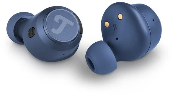 Ausinės Teufel REAL mėlynos TWS 3 Ausinių rinkinys Belaidės ausinės Į ausį Bluetooth Skambučiai/muzika Mėlynos