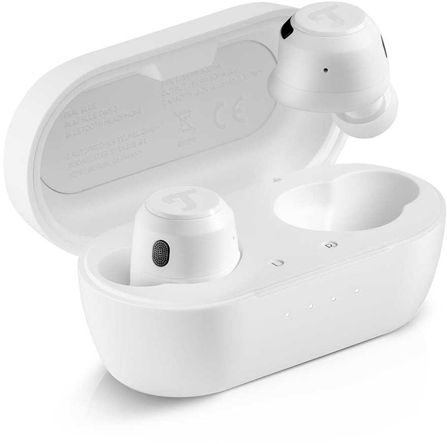 Ausinės Teufel REAL Mėlynos TWS 3 Ausinių rinkinys Belaidės Į ausį Jungtys/muzika Bluetooth Baltos