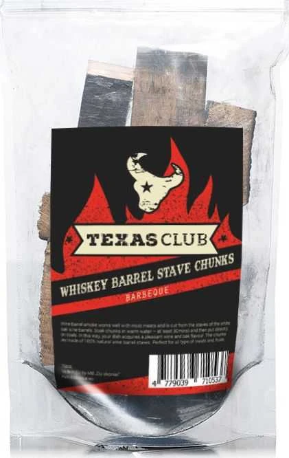 Texas Club Viskio statinės rūkymo kaladėlės 0.5kg
