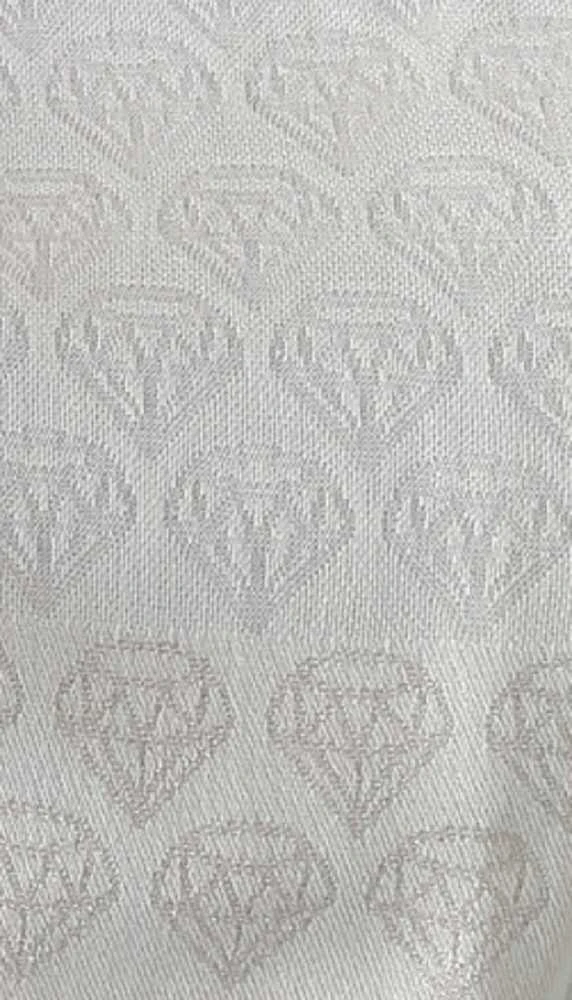 Rankšluostis Texpol BAMBOO Sidabrinis GLOW 75X75CM-DIAMO NT Sidabrinis