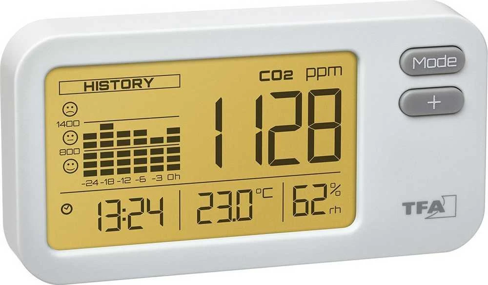 TFA Meteorologinė stotis 31.5009.02 CO2 monitorius AIRCO2NTROL COACH
