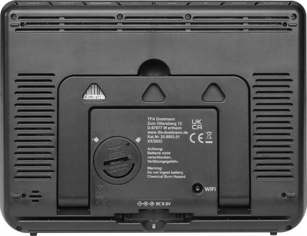 TFA 35.8003.01 - Belaidė WiFi meteorologinė stotelė VIEW PRO