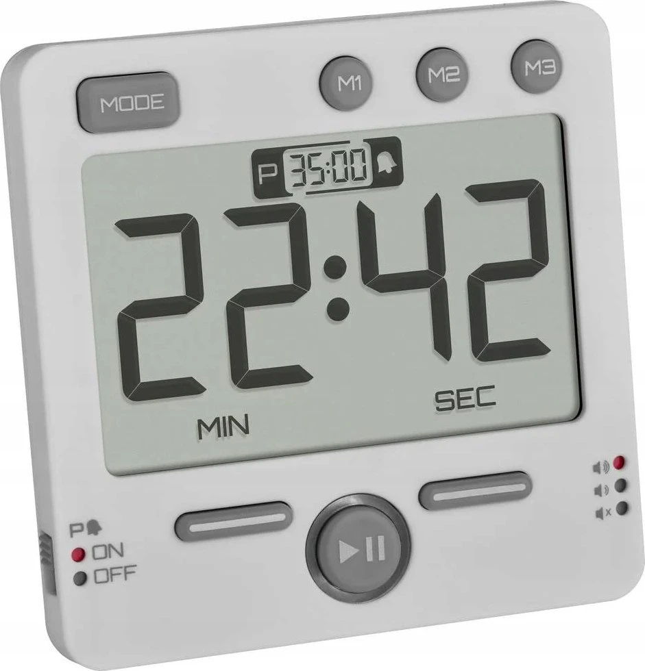 TFA 38.2049.02 – Minutė ir chronometras – 99 VALANDOS